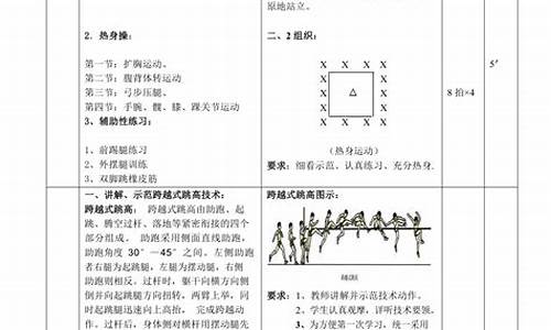 田径体育教案小学三年级_田径体育教案小学